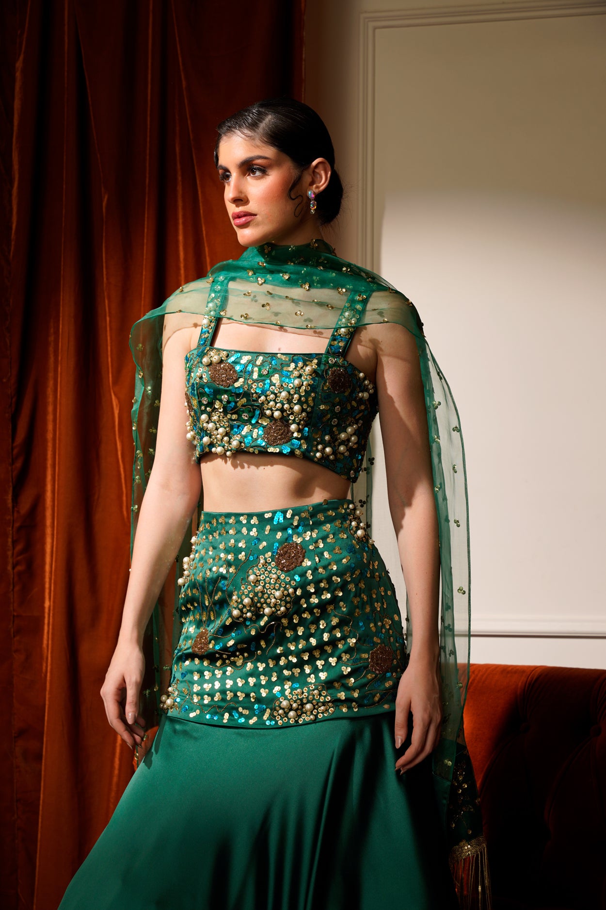 Panna Lehenga Set