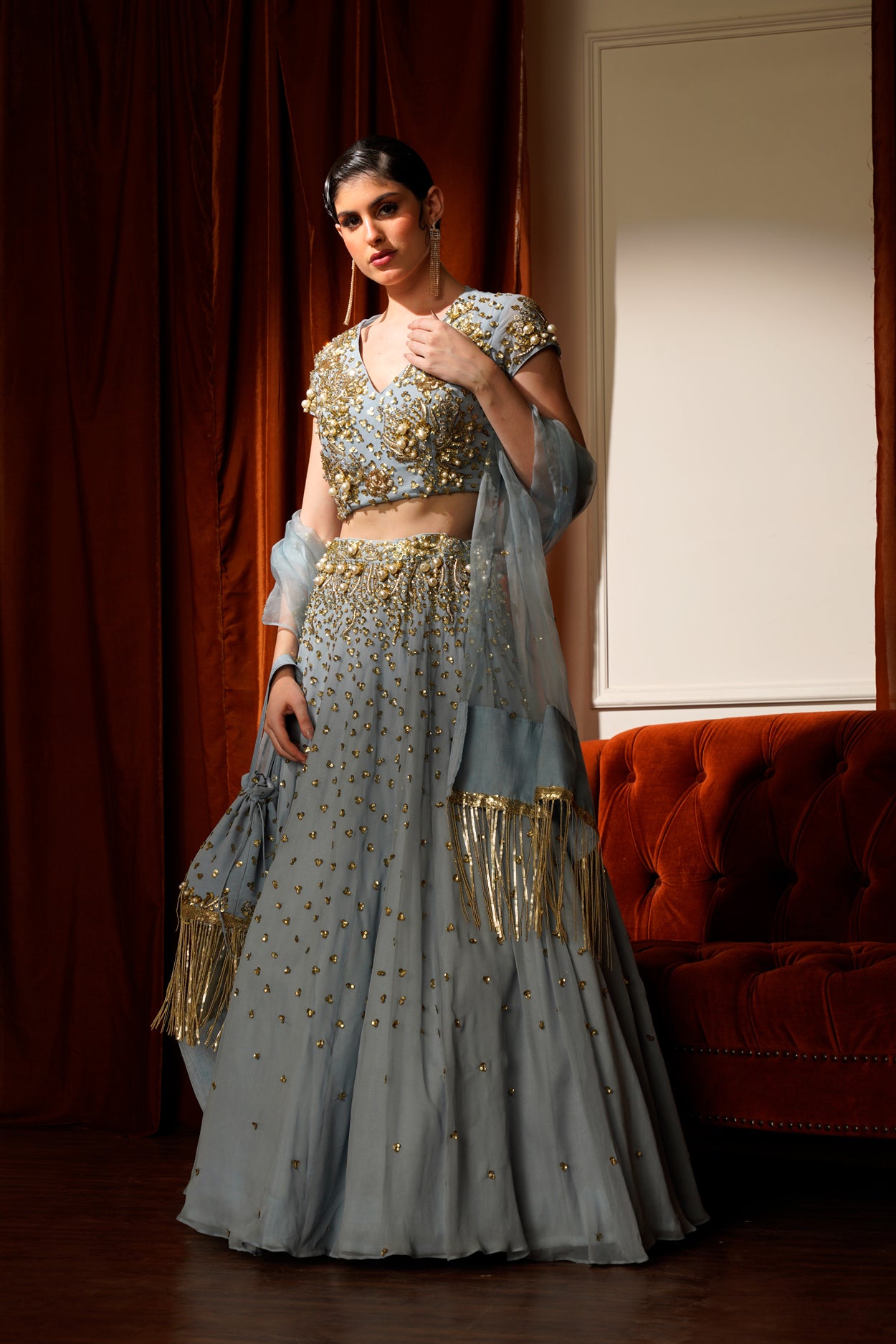 Farida Lehenga Set